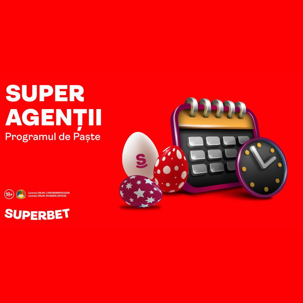 Program agenții Superbet de Paști Pariez Online