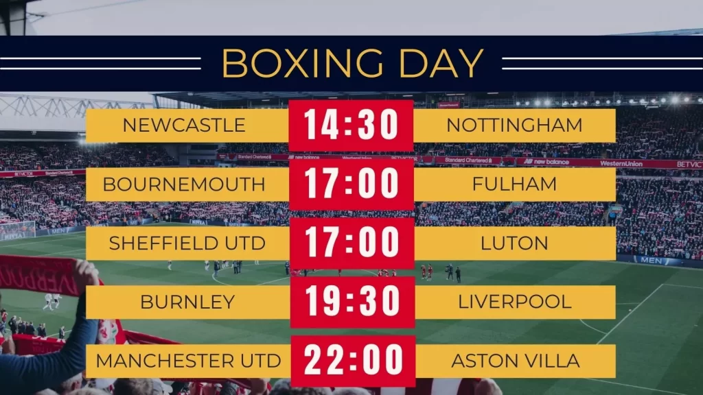 program Boxing Day 2023